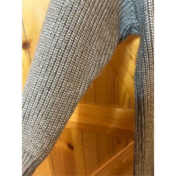 Cupcakes & Cashmere Notch Collar Sweater Dress  Zip Shawl Size Large (8671) - Picture 8 of 10